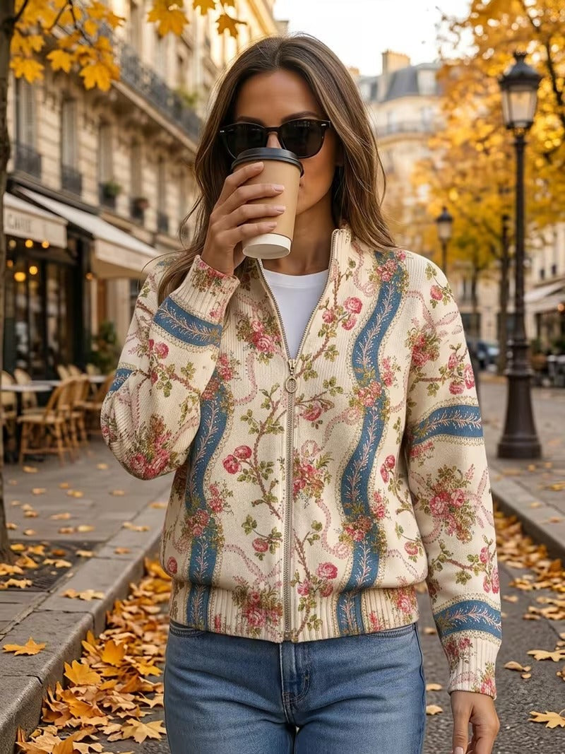 Elisabeth | Climbing Rose Ribbon Cardigan