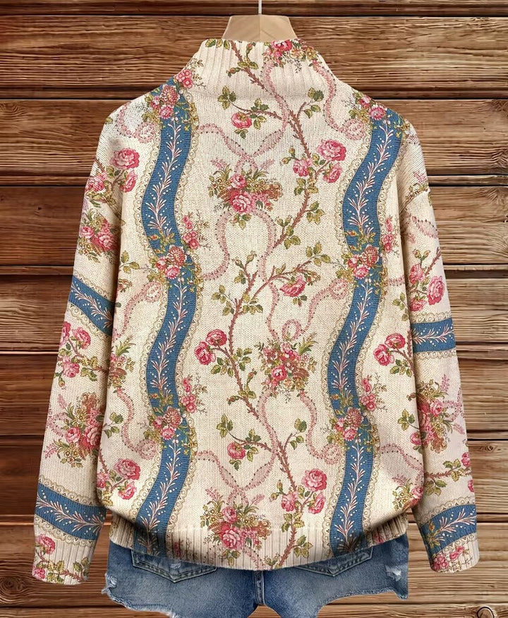 Elisabeth | Climbing Rose Ribbon Cardigan