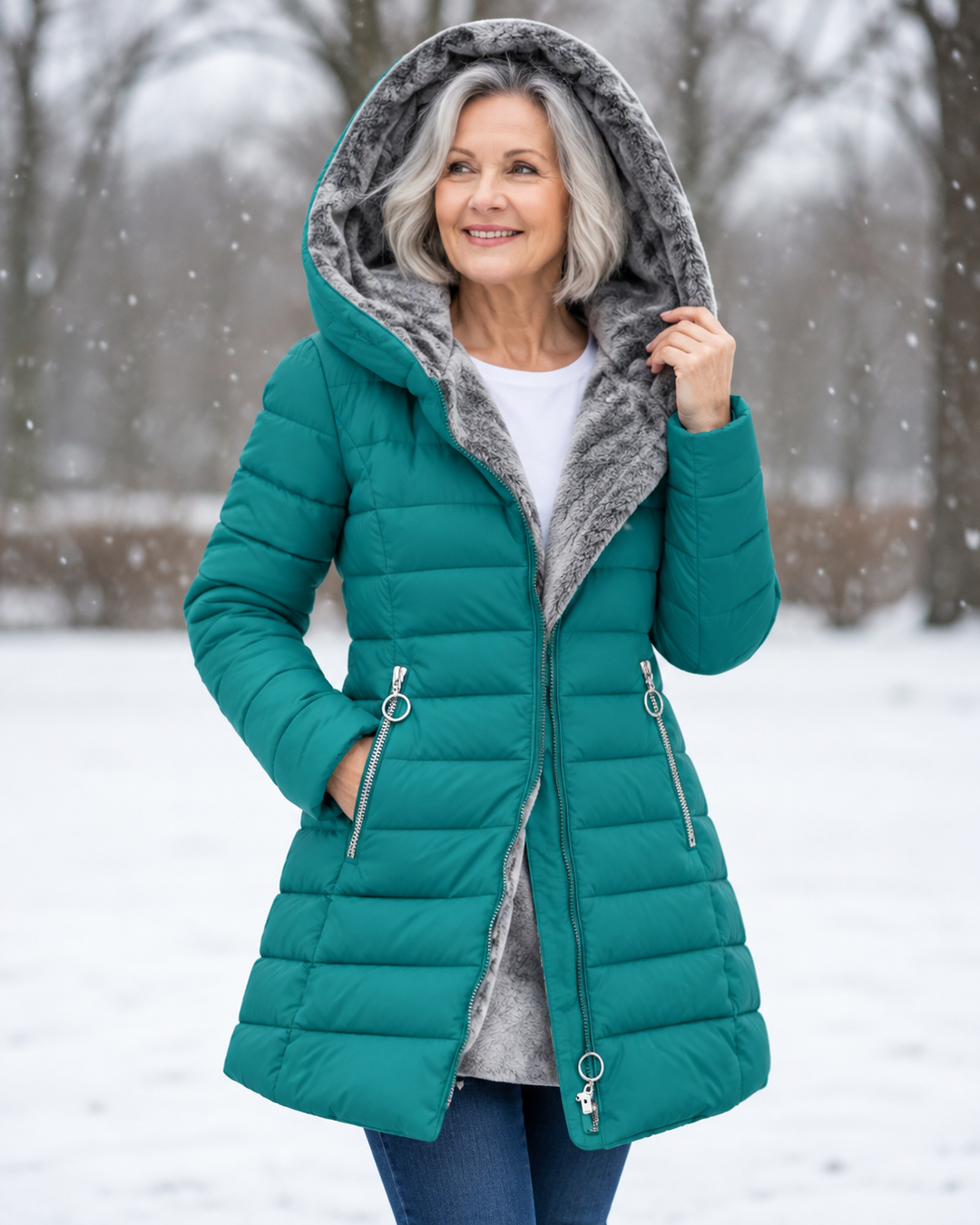 Warm Padded Hooded Winter Coat
