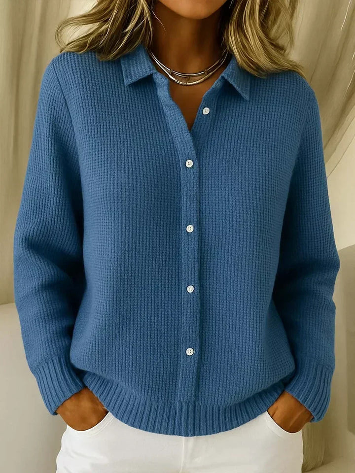 Coba | Textured Knitted Button Cardigan