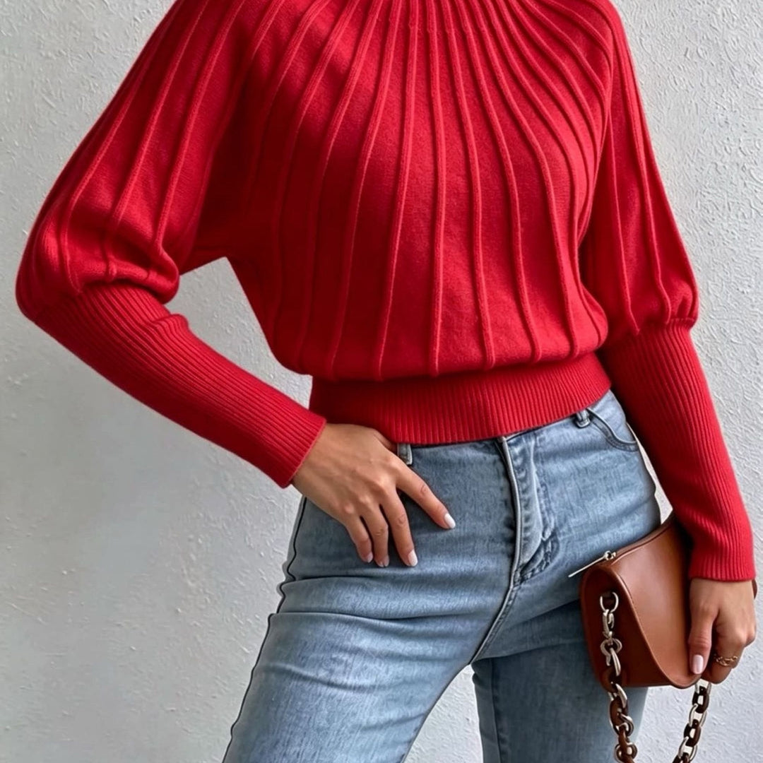 Luna | Casual Autumn Roll-Neck Jumper