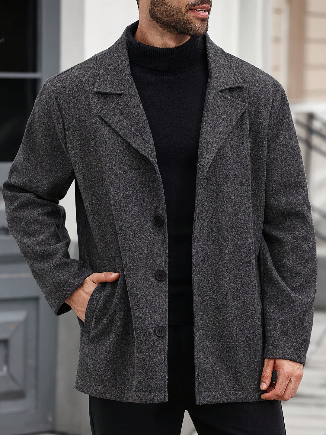 Krijn | Men's Herringbone Coat