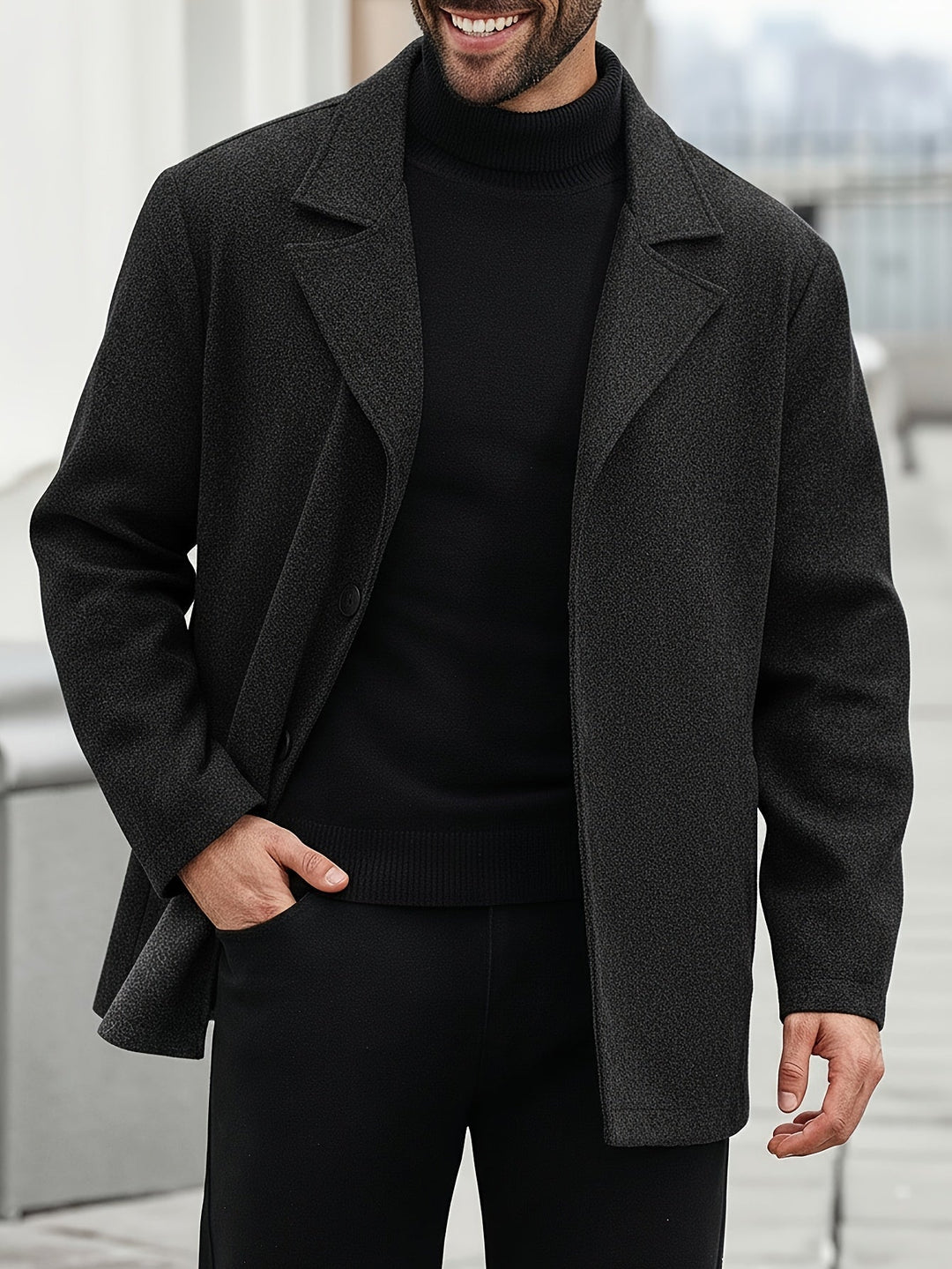 Krijn | Men's Herringbone Coat