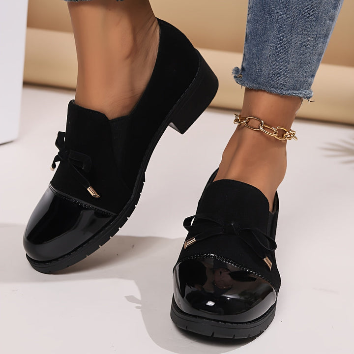 DELACROIX | Camille Comfortable Slip-Ons with Glossy Toe