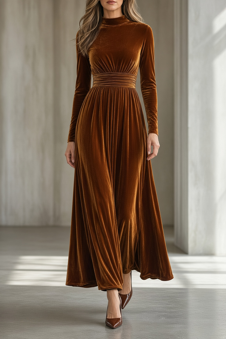 Ludovica | Velvet Maxi Dress