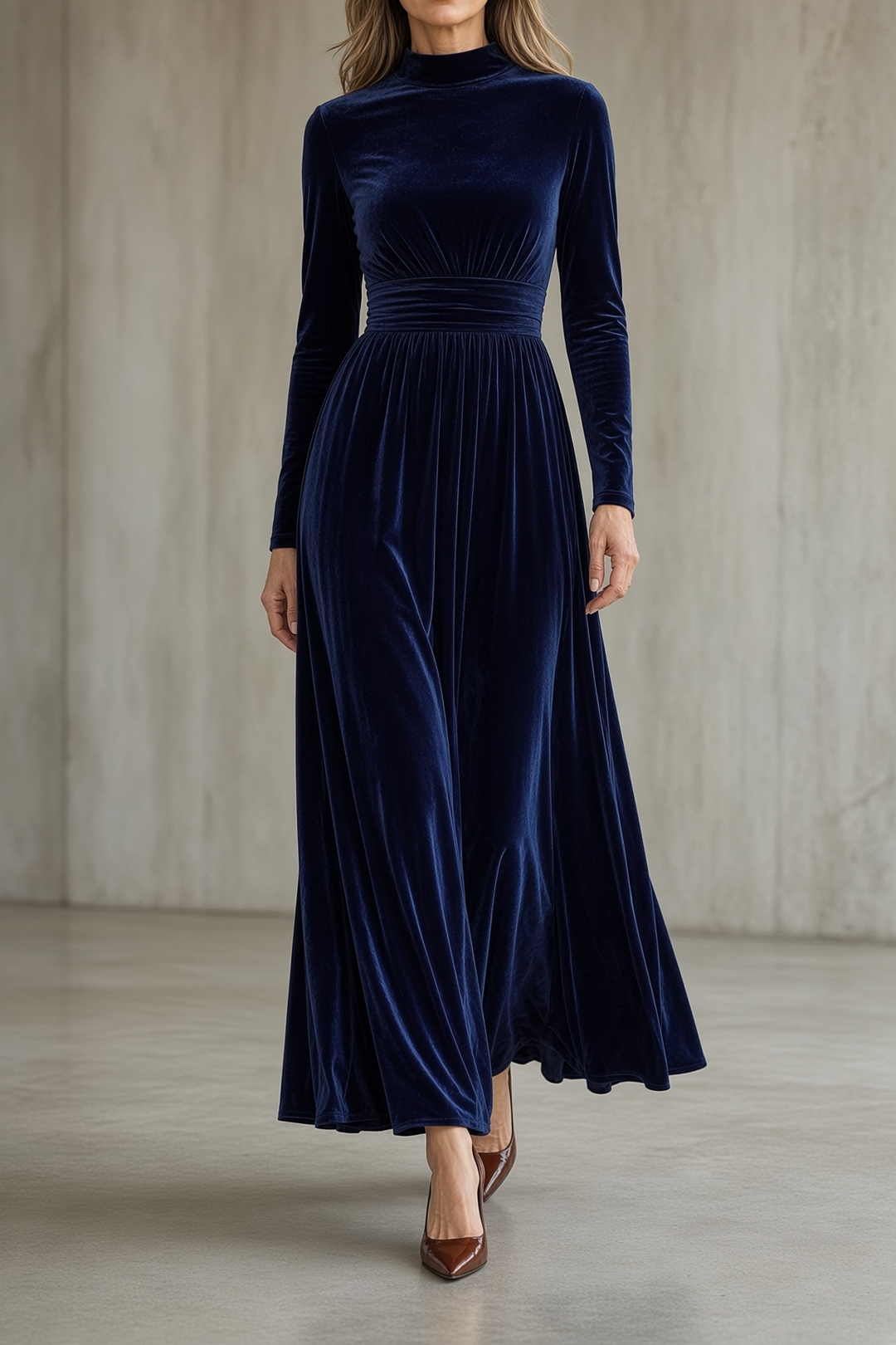 Ludovica | Velvet Maxi Dress
