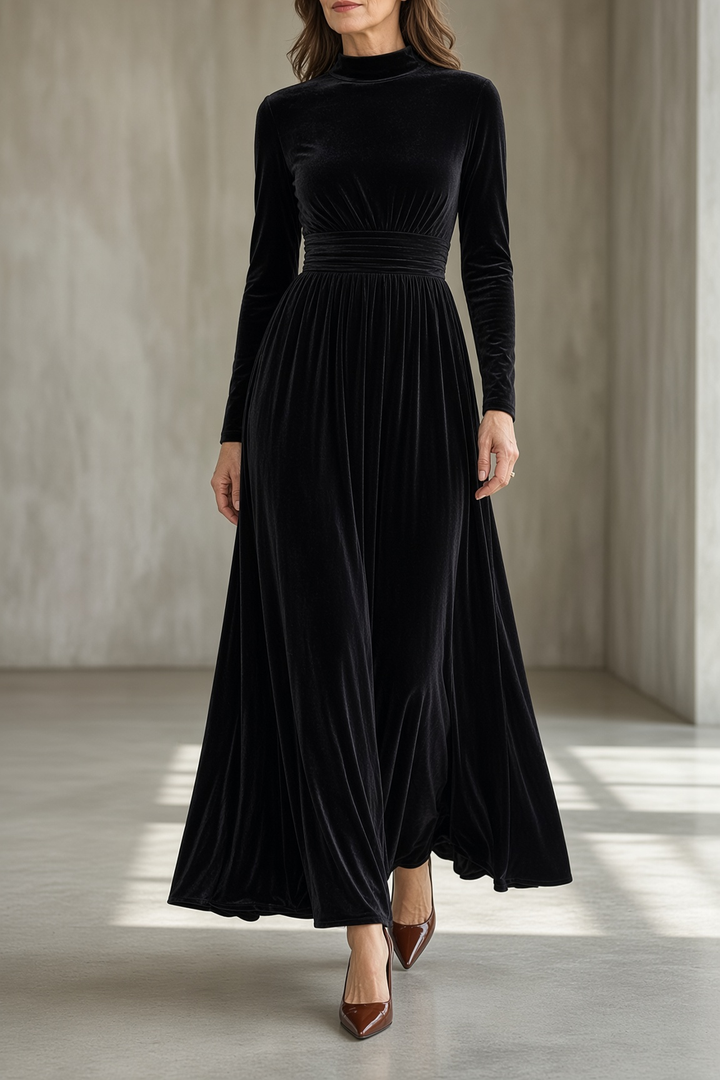 Ludovica | Velvet Maxi Dress