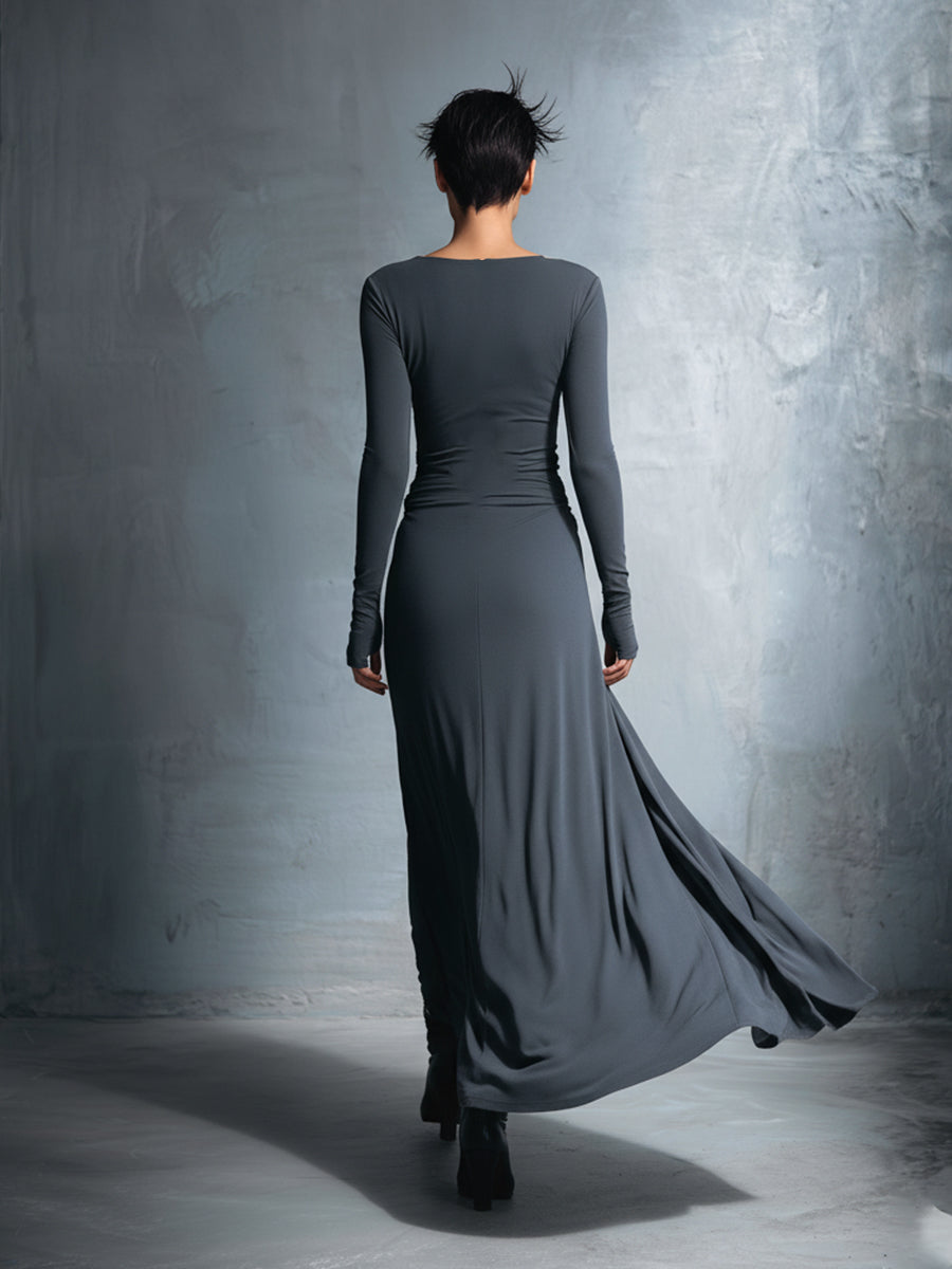 Naomie | Maxi Dress with Silk Knot