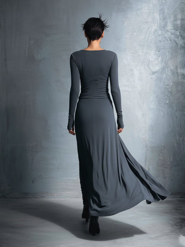 Naomie | Maxi Dress with Silk Knot