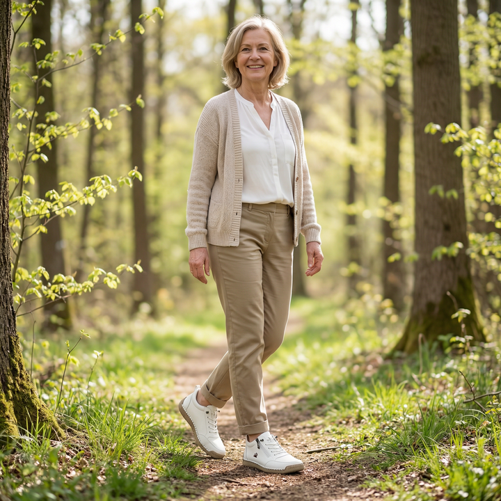 Mila – Comfortable Orthopaedic Trainers + Zip