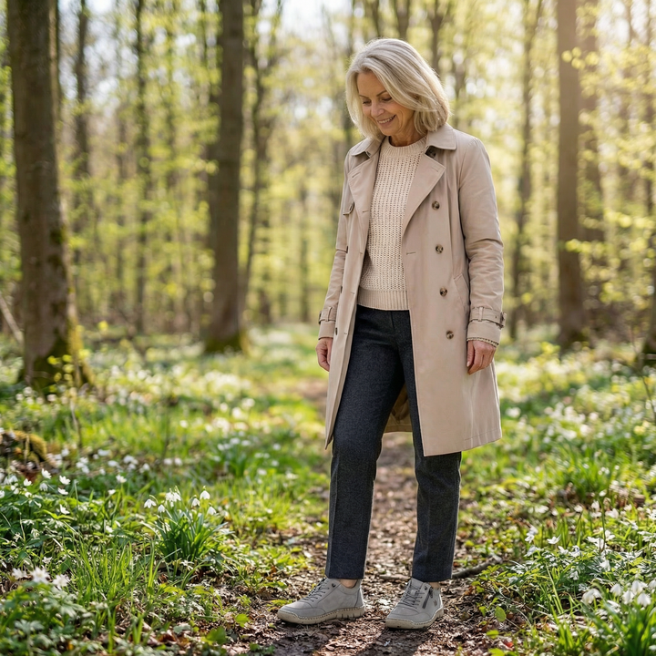 Mila – Comfortable Orthopaedic Trainers + Zip