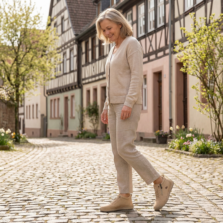 Mila – Comfortable Orthopaedic Trainers + Zip