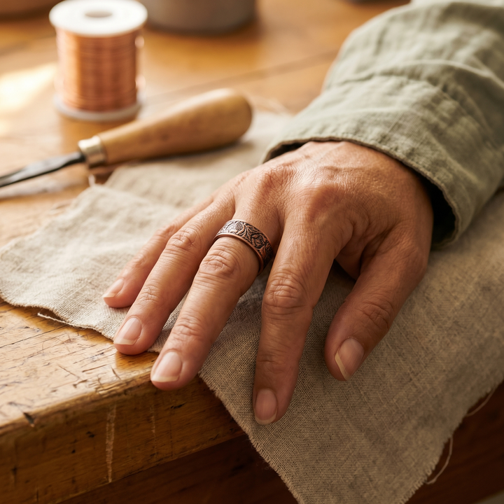 Golden Copper Ring