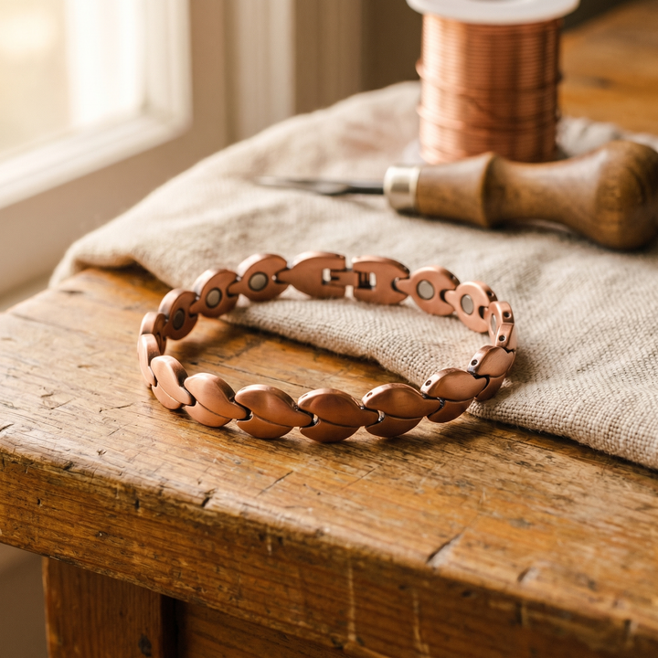 Seeds Copper Anklet