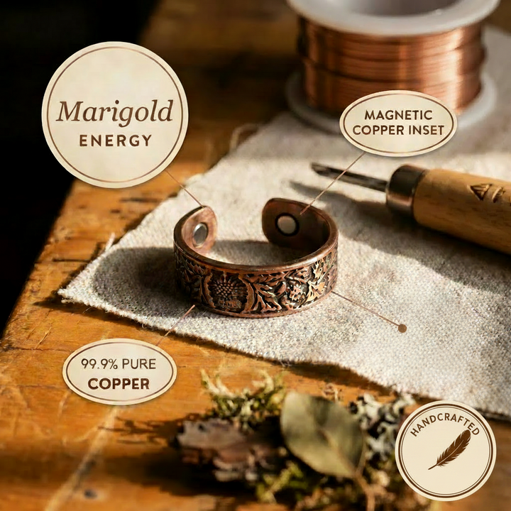Golden Copper Ring