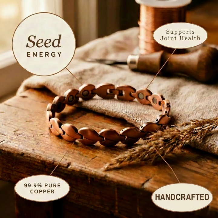 Seeds Copper Anklet