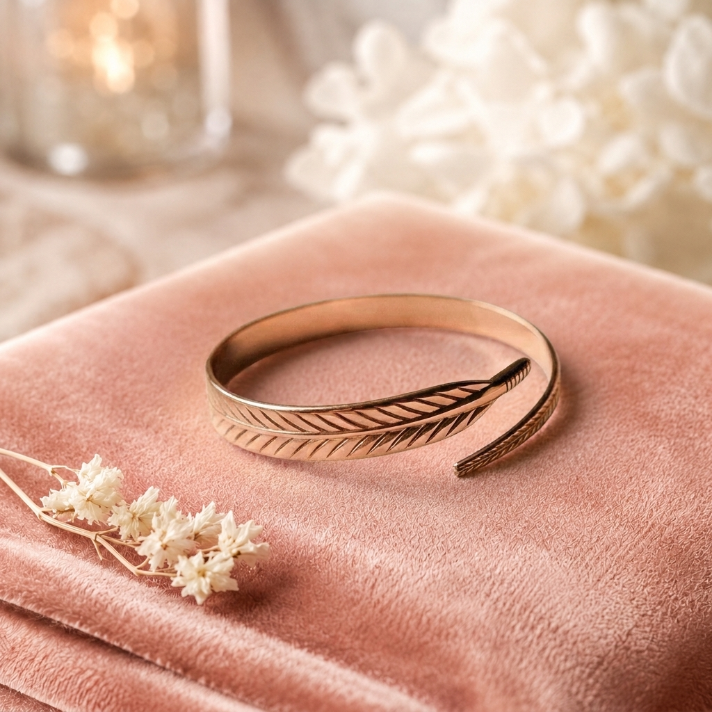 Copper Petal Bracelet