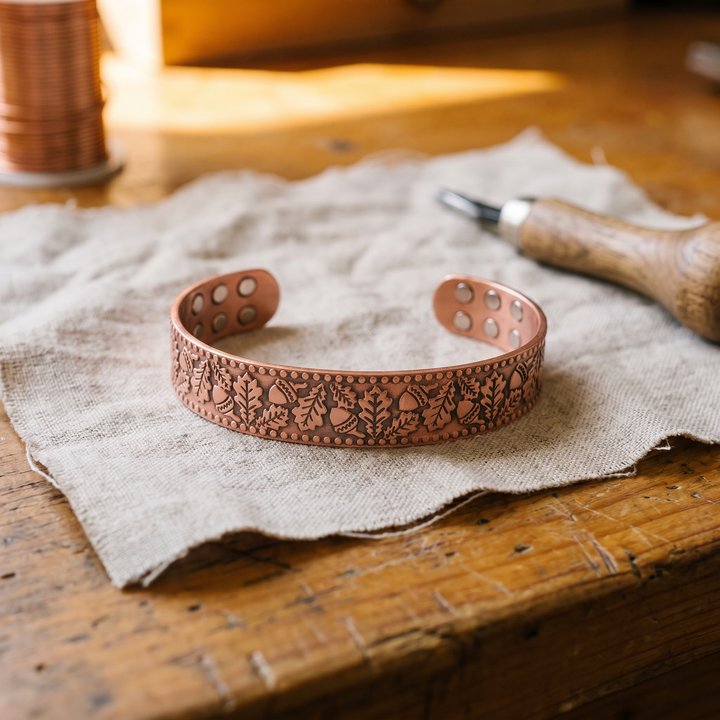 Wooden Copper Bracelet
