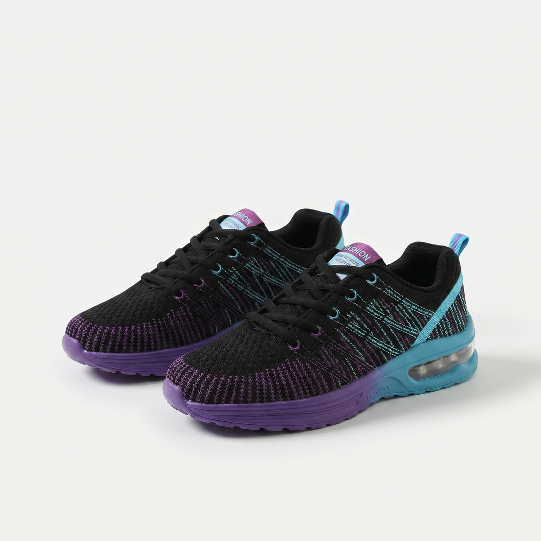 Hildatritt Comfort Shoes - Black Purple