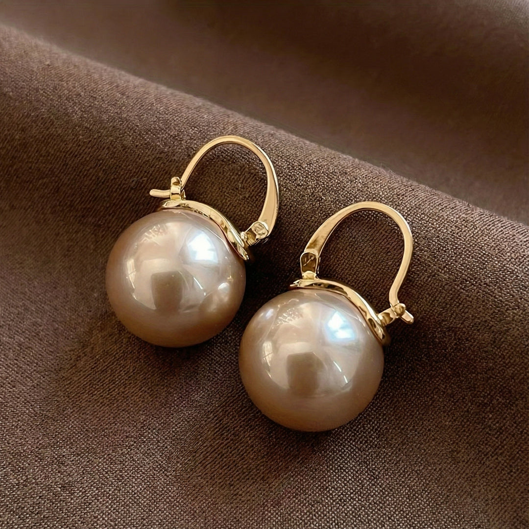Delicate Pearl Accent Earrings