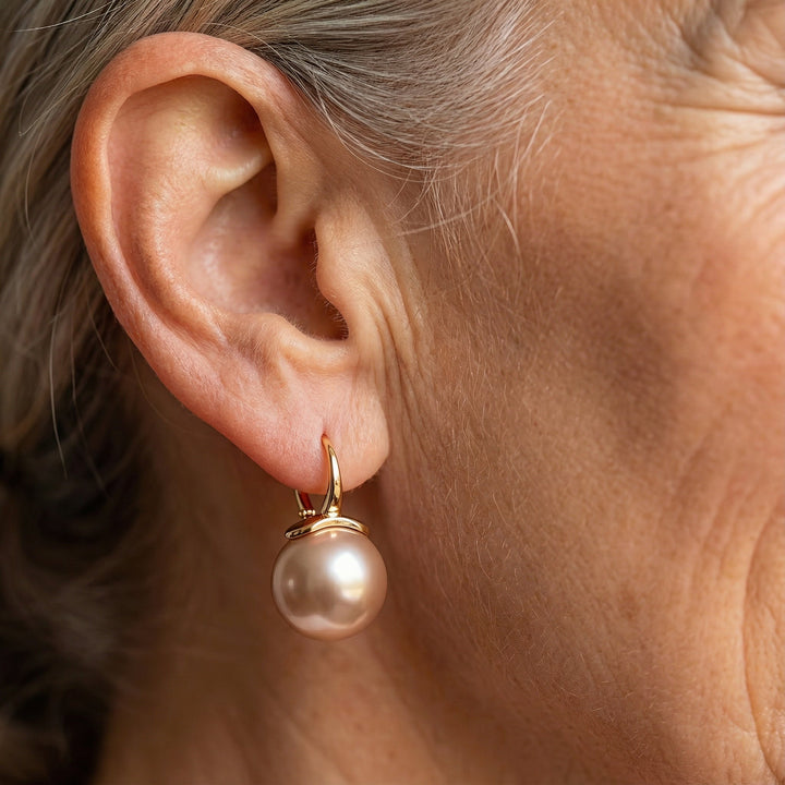 Delicate Pearl Accent Earrings