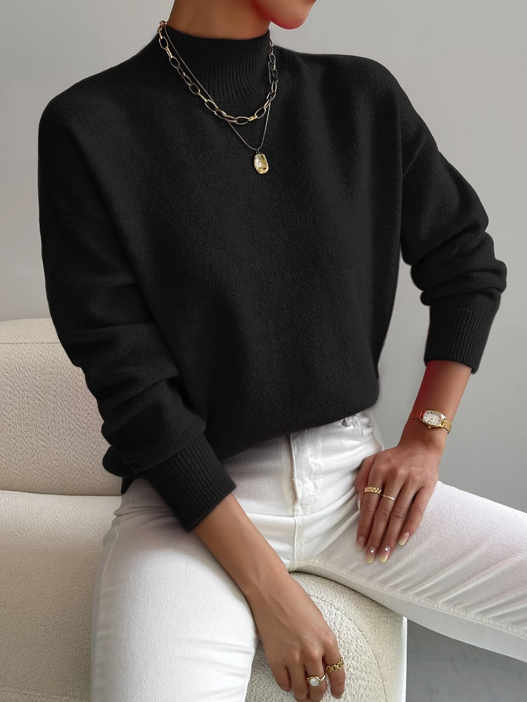 Christiane Soft Roll-Neck Jumper
