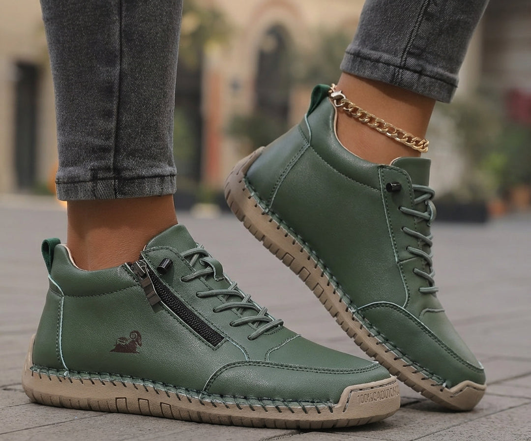 Mila – Comfortable Orthopaedic Trainers + Zip