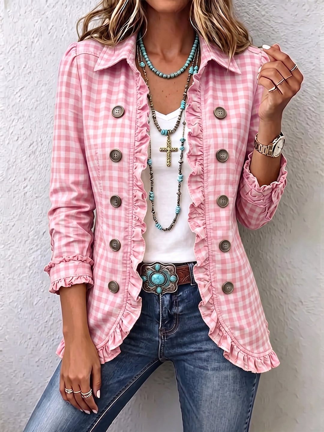 Sanne Check Jacket