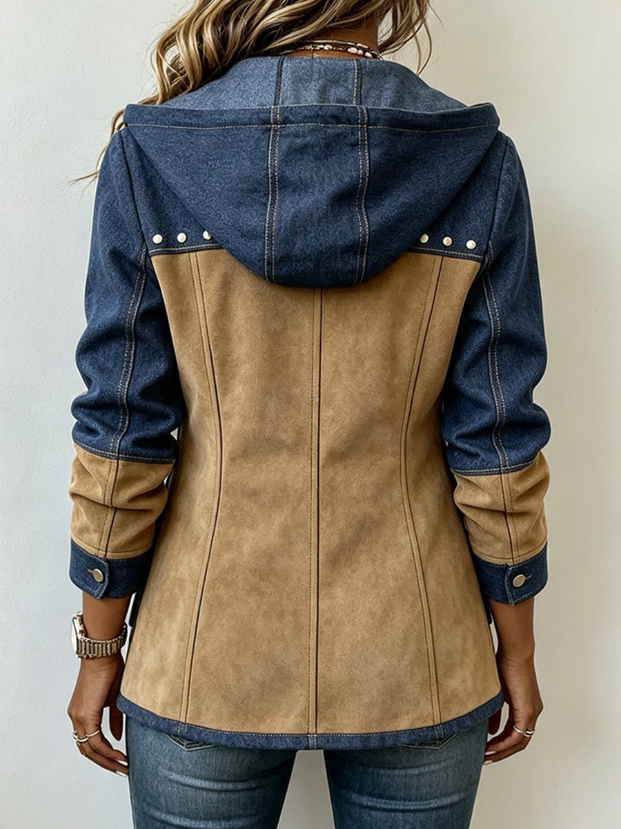 Marianne | Patchwork Hooded Coat