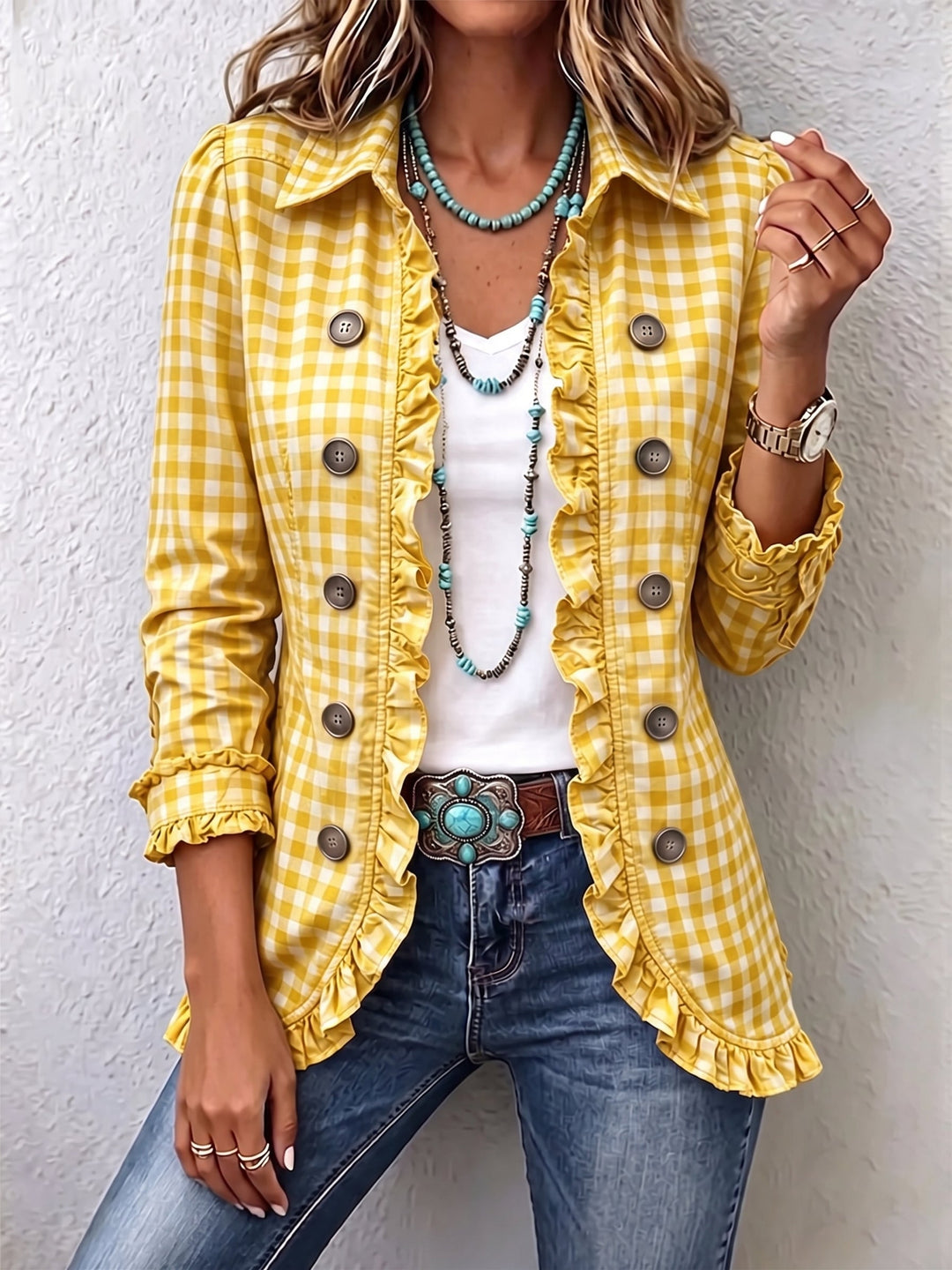 Sanne Check Jacket