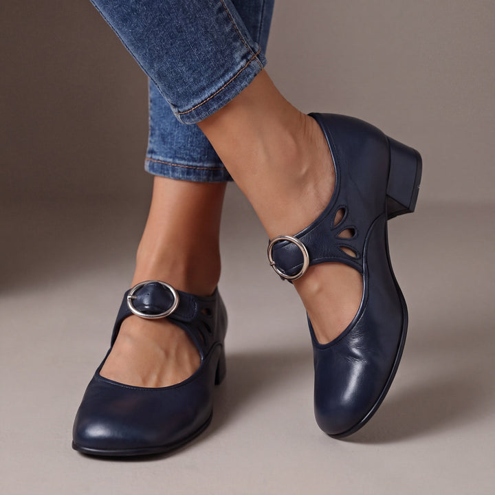 DELACROIX | Nathalie Soft Leather Mary Janes