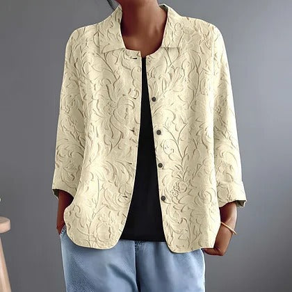 Janske | Elegant Textured Blouse