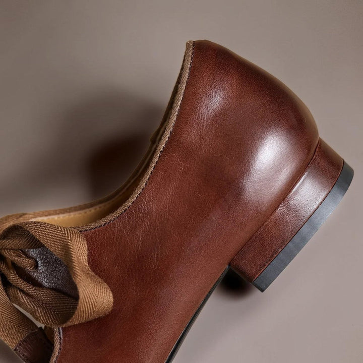 DELACROIX | Sophie Leather Bow Ballerinas