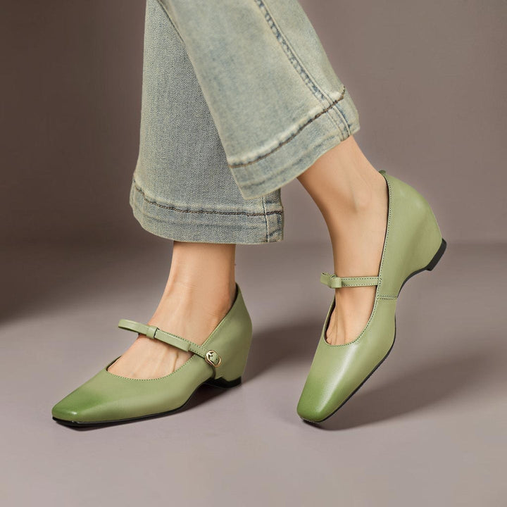 DELACROIX | Chloé Elegant Bow Mary Janes