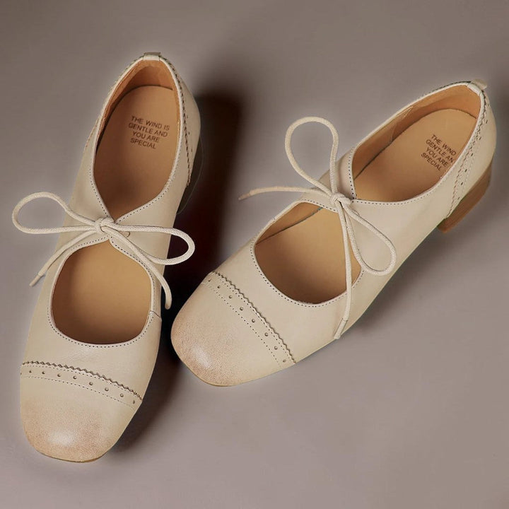 DELACROIX | Amélie Perforated Leather Derbies