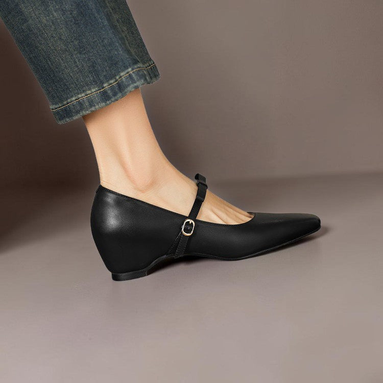 DELACROIX | Chloé Elegant Bow Mary Janes