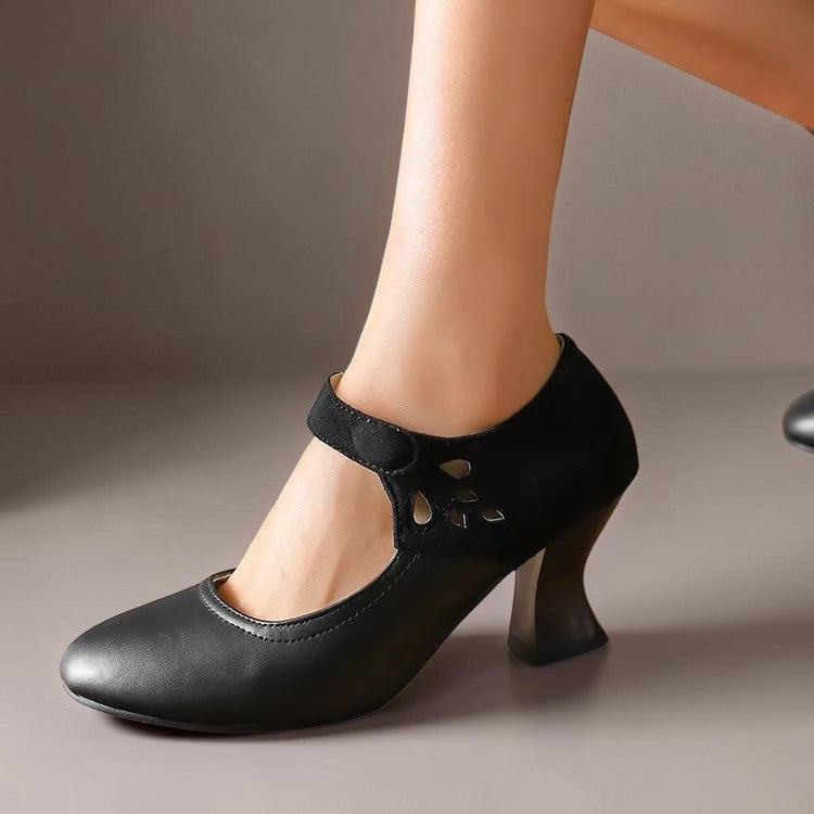 DELACROIX | Camille Suede Heeled Ankle Shoes