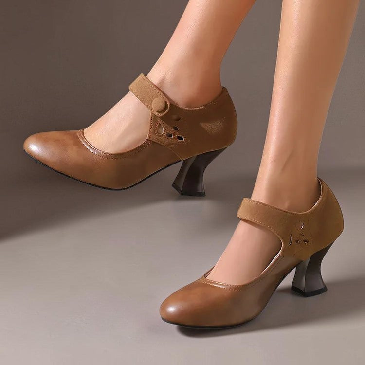 DELACROIX | Camille Suede Heeled Ankle Shoes