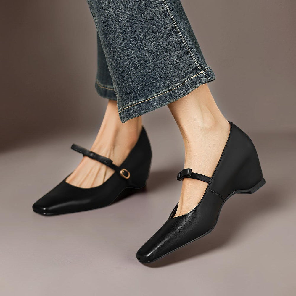 DELACROIX | Chloé Elegant Bow Mary Janes