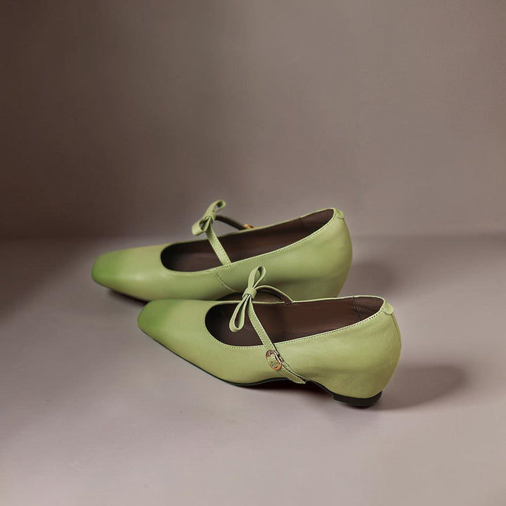 DELACROIX | Chloé Elegant Bow Mary Janes