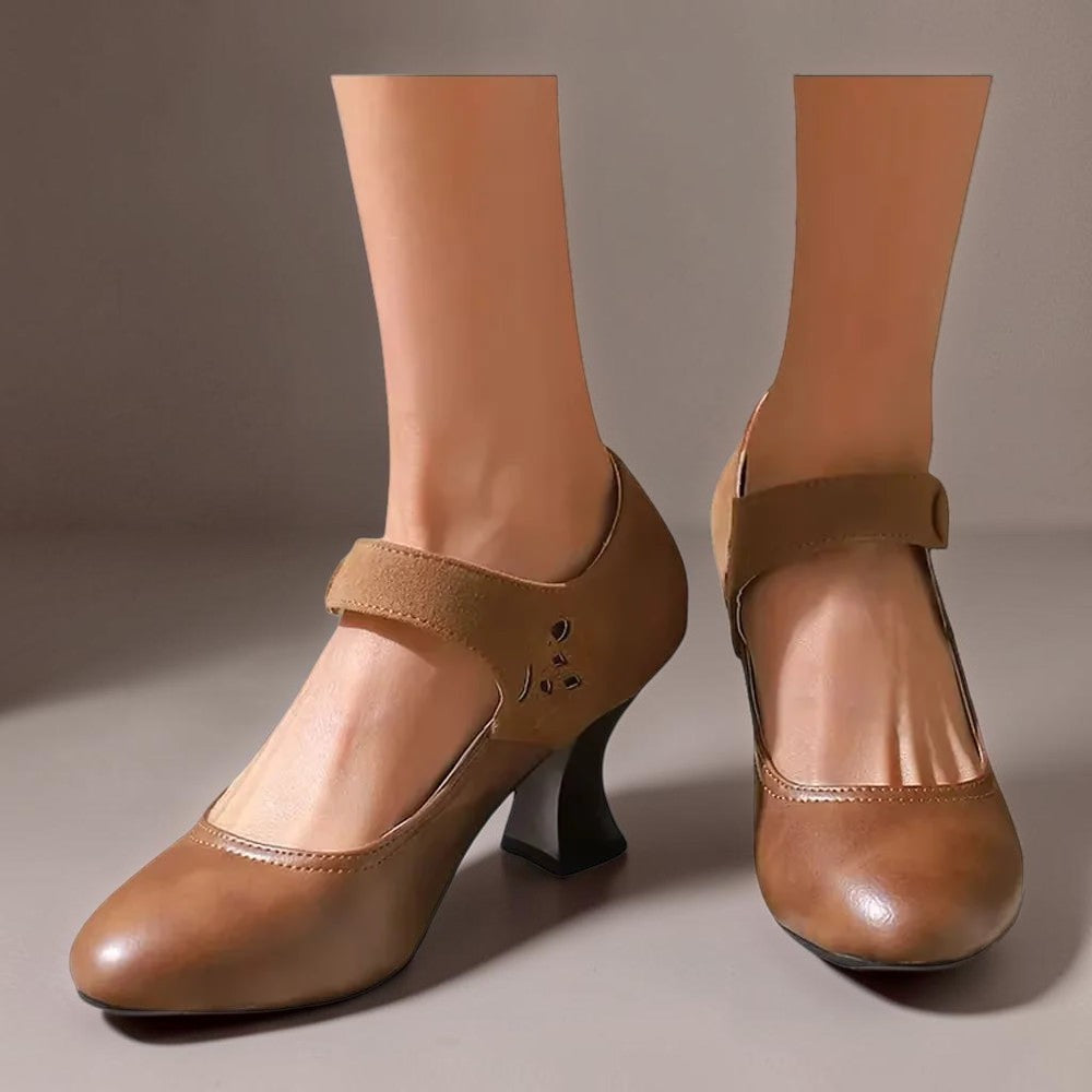 DELACROIX | Aveline Button-Strap Slip-Ons