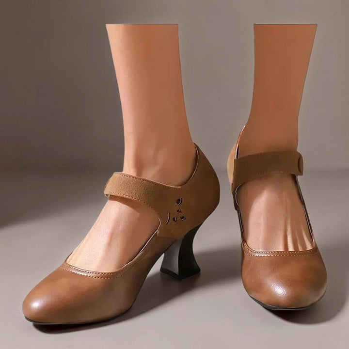 DELACROIX | Aveline Button-Strap Slip-Ons
