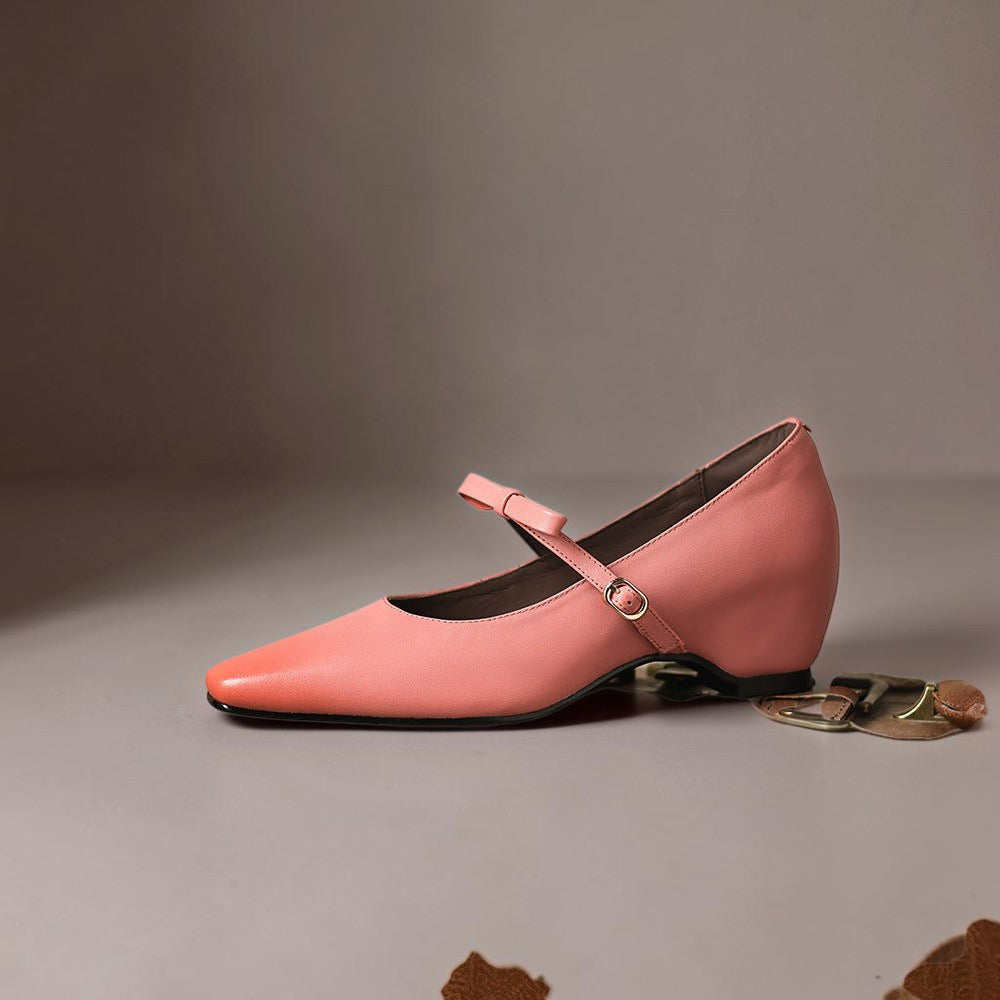 DELACROIX | Chloé Elegant Bow Mary Janes