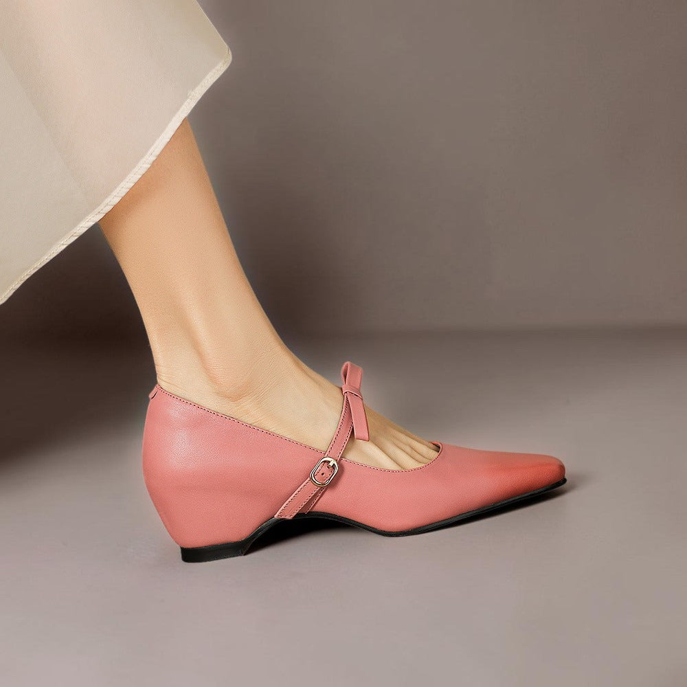 DELACROIX | Chloé Elegant Bow Mary Janes