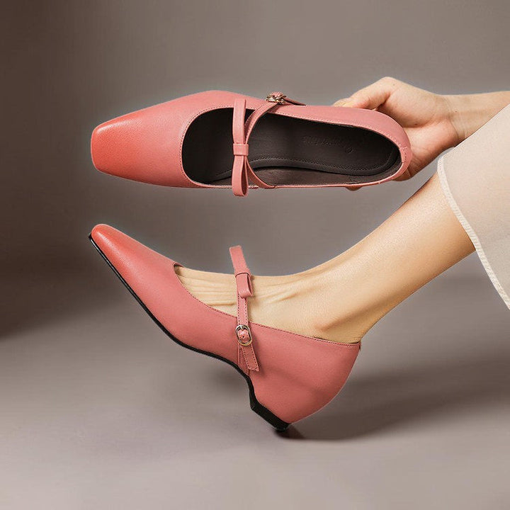 DELACROIX | Chloé Elegant Bow Mary Janes