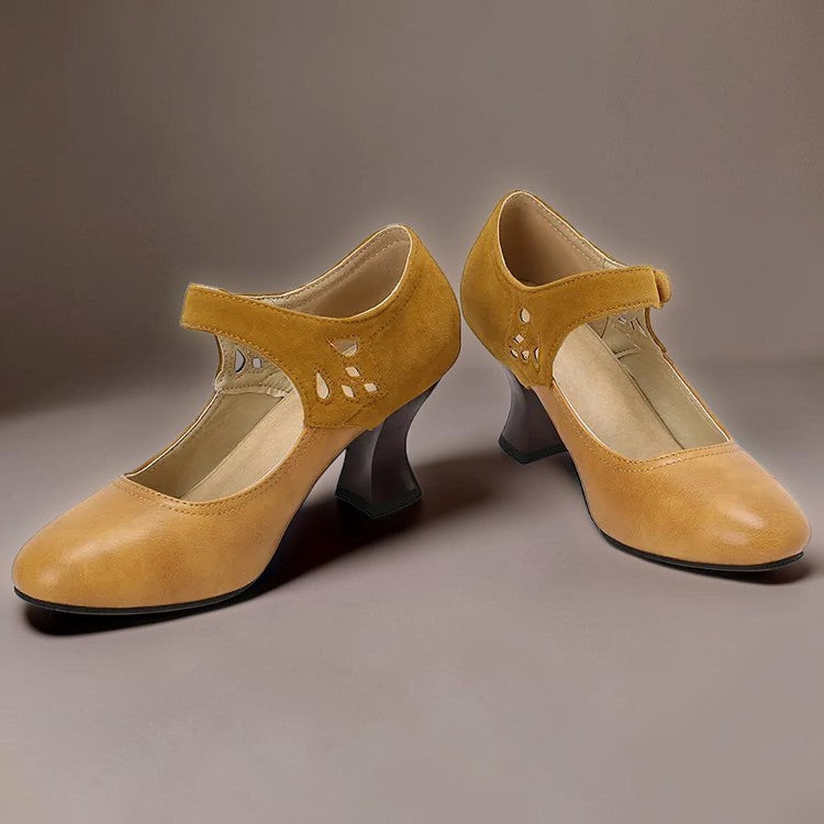 DELACROIX | Aveline Button-Strap Slip-Ons