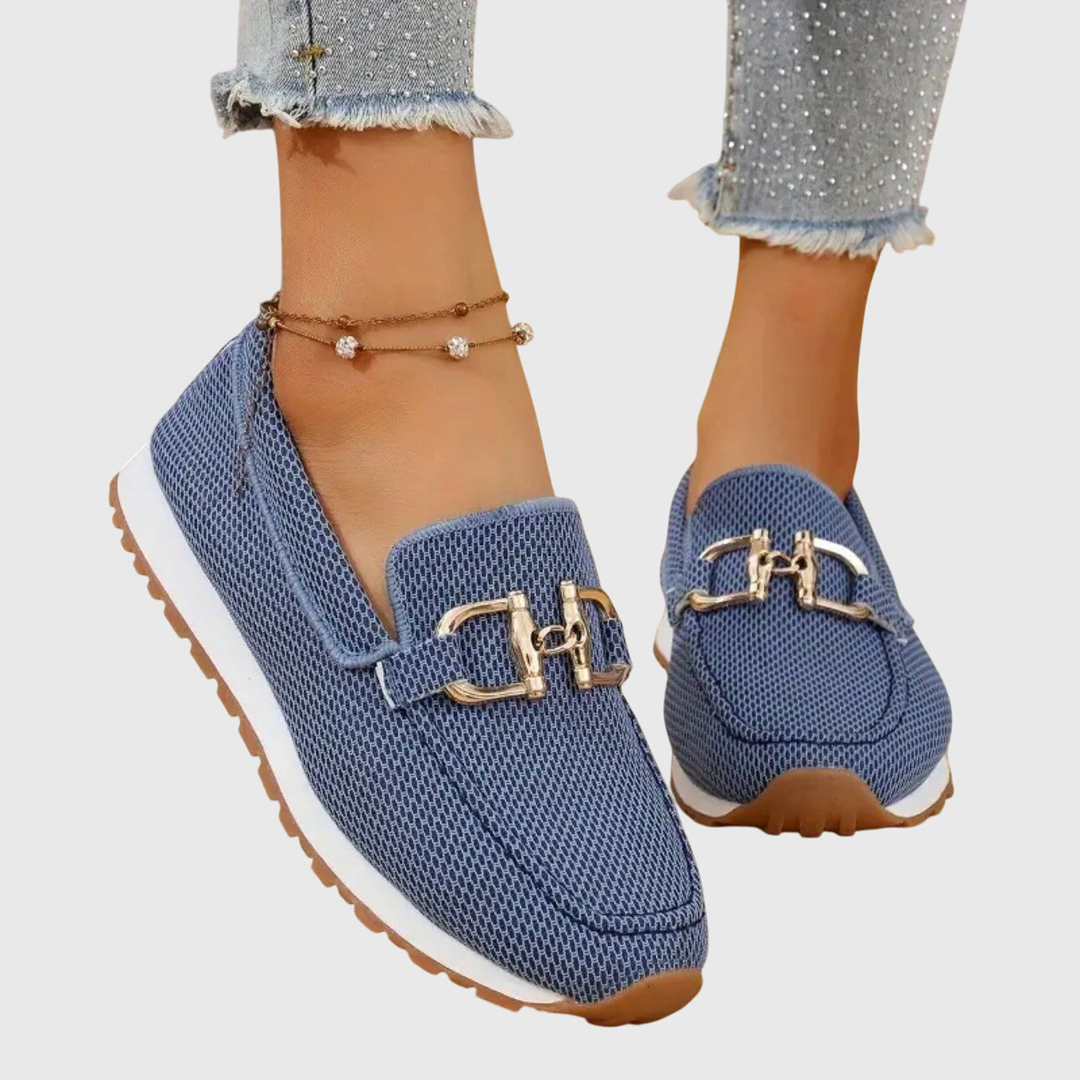 DELACROIX | Michèle Knit Flatform Slip-Ons