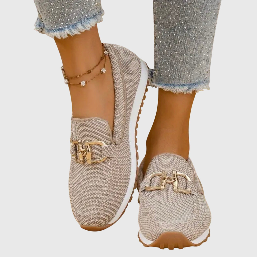 DELACROIX | Michèle Knit Flatform Slip-Ons