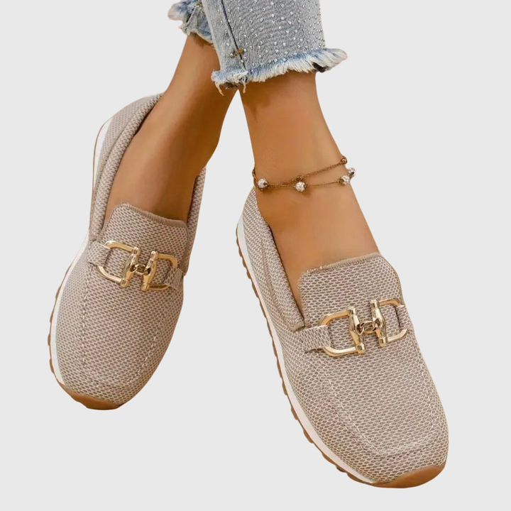DELACROIX | Michèle Knit Flatform Slip-Ons