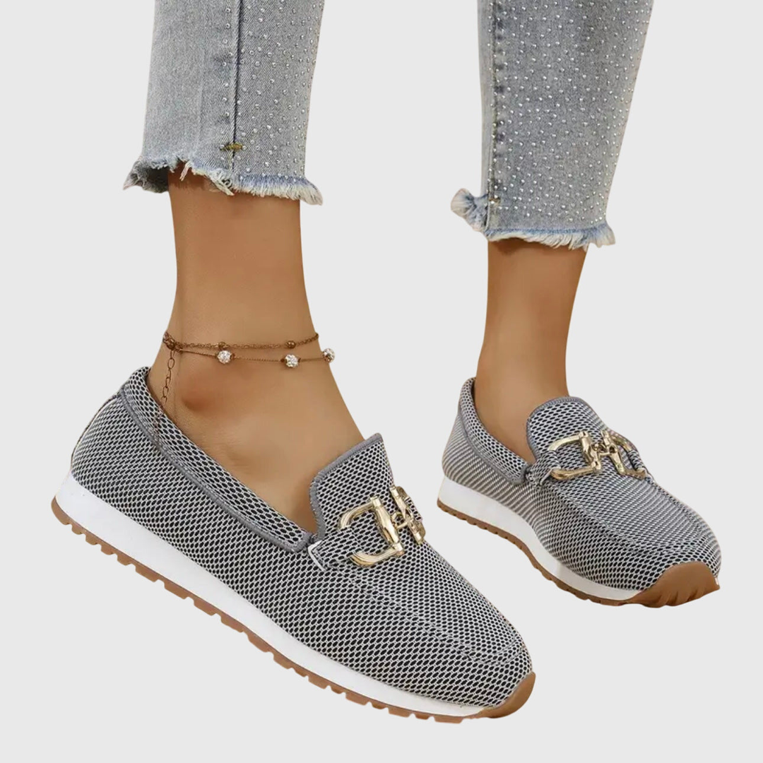 DELACROIX | Michèle Knit Flatform Slip-Ons